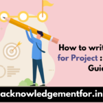 how to write preface for project